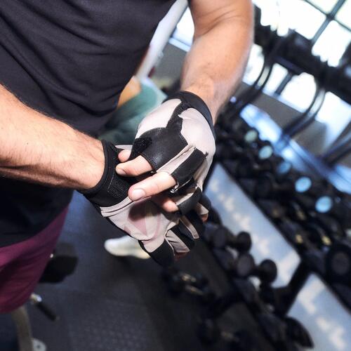 MEN CROSS TRAINING T-SHIRT 900 CELLIANT-noir fumé