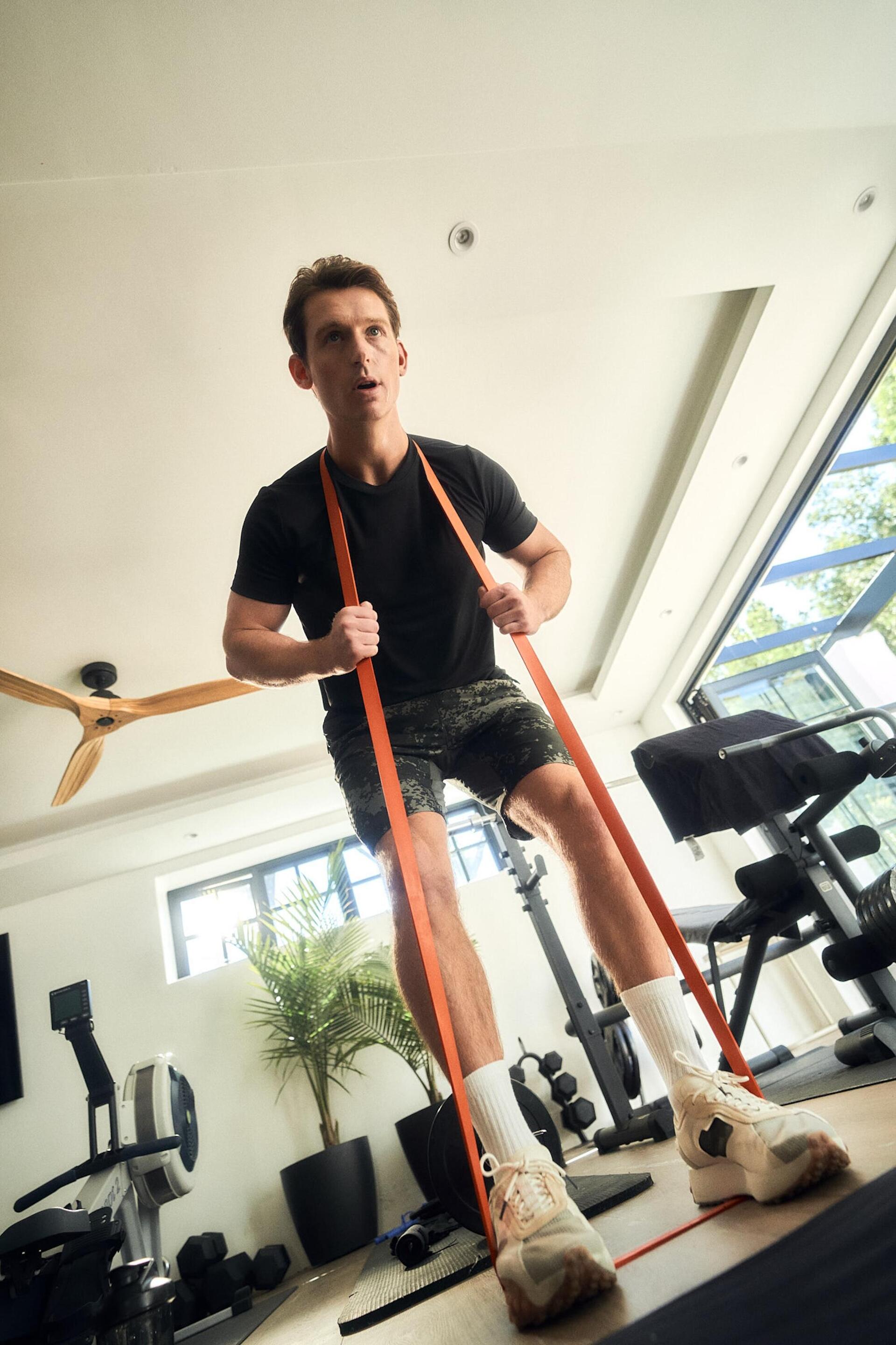 35 kg Weight Training Elastic Band Orange