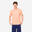 T-shirt fitness homme coton à partir de matière recyclée, orange