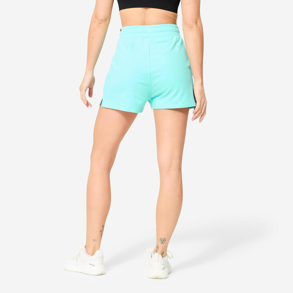 Women's Fitness Shorts with Pocket - Snow Blue