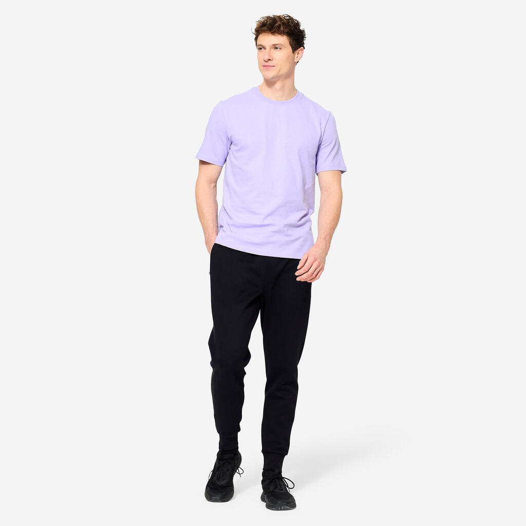 Pantalon de fitness slim homme, noir
