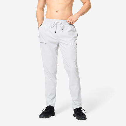 PANTALON DE FITNESS COLLECTION RESPIRANT HOMME - KAKI