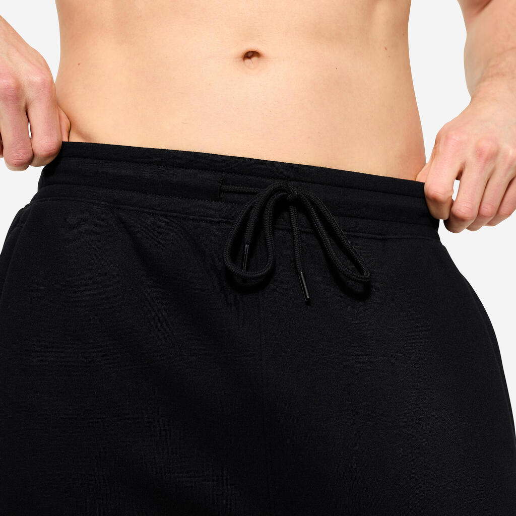 Pantalon de fitness slim homme, noir