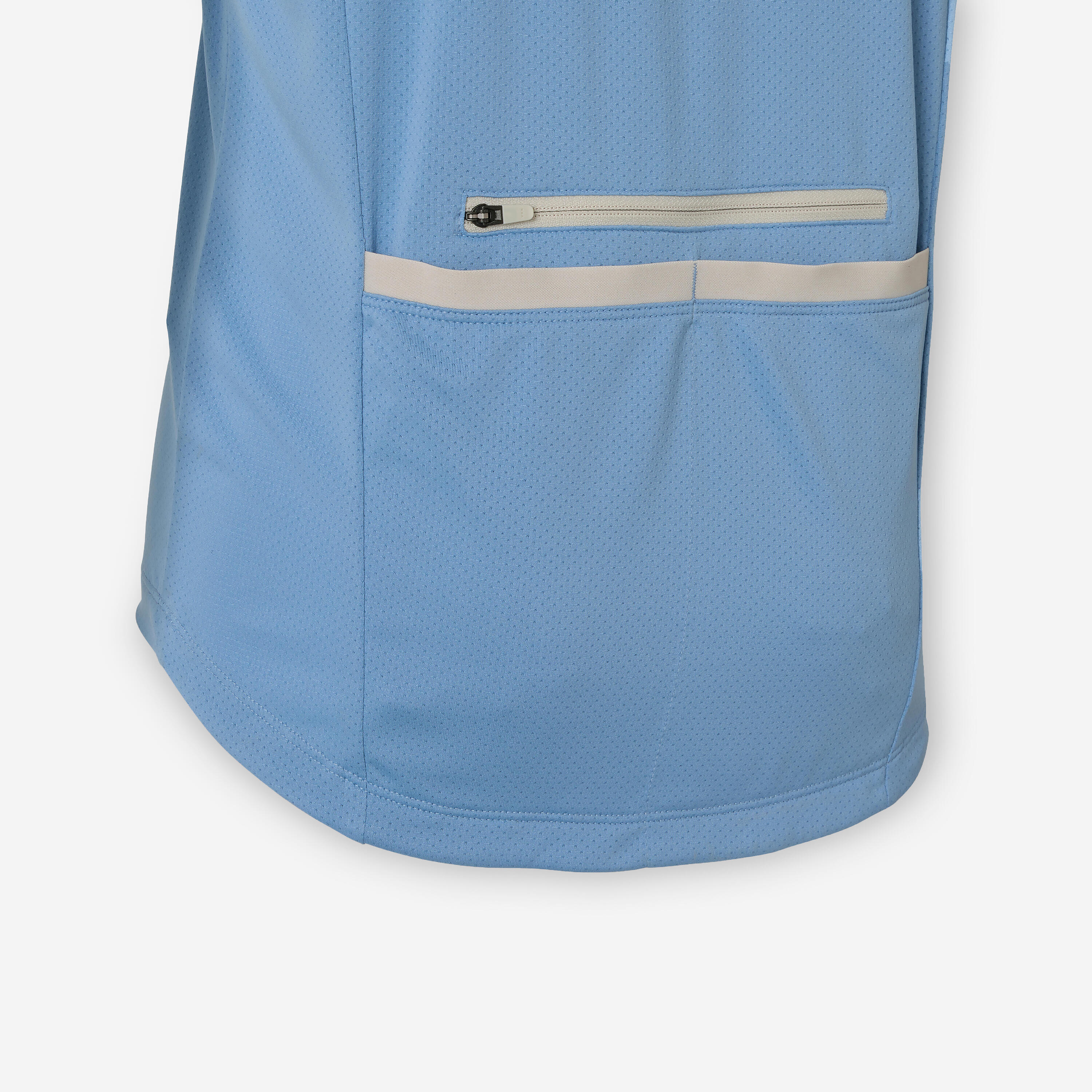 Kids' 7-11 years EXPL500 short-sleeved cycling jersey - Blue 5/6