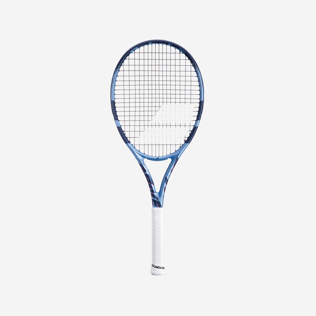 raquette de tennis adulte - babolat pure drive team bleu clair 285g