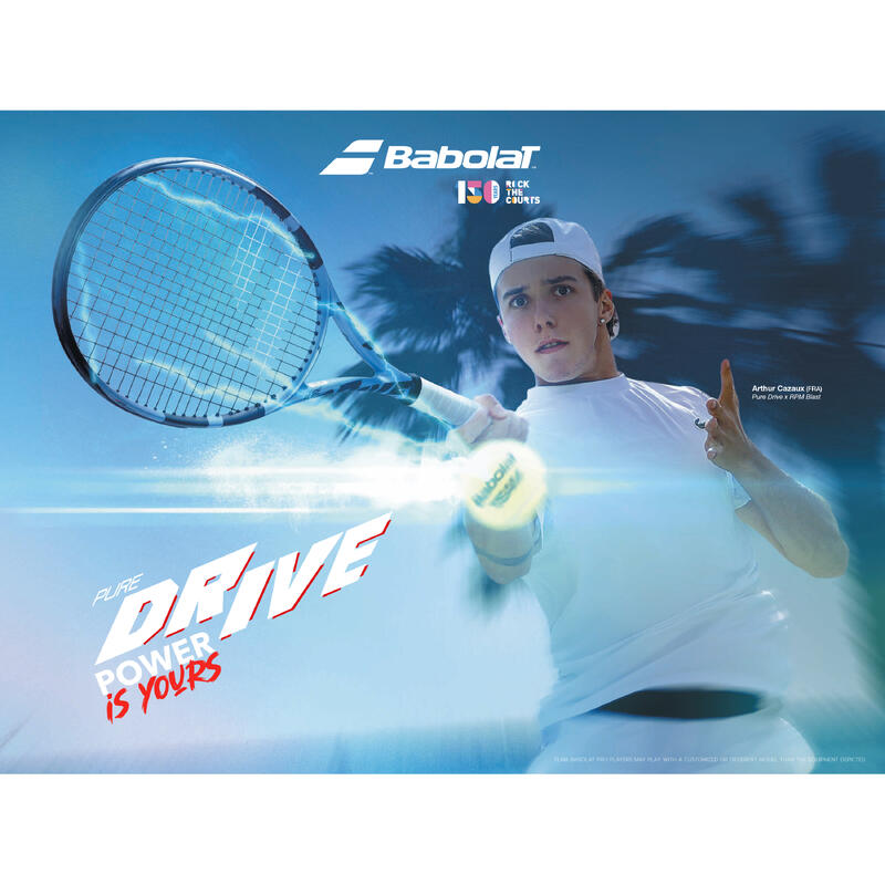 Yetişkin Tenis Raketi - 300 Gr - Açık Mavi - Babolat Pure Drive