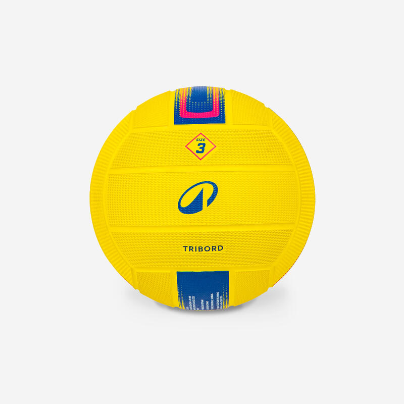 Ballon de water polo taille 3 - Easy jaune