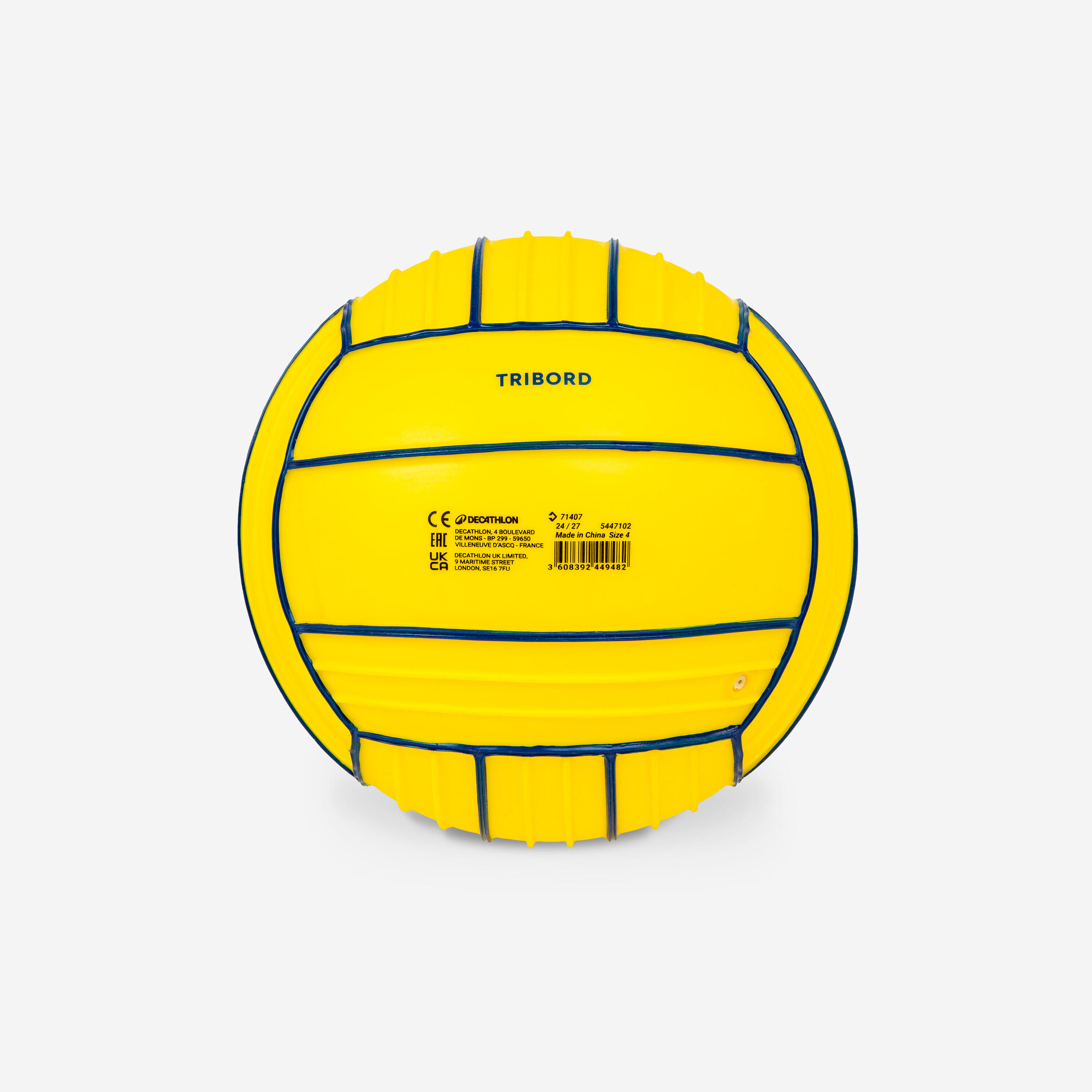 Pallone grande piscina 100 giallo 4/6
