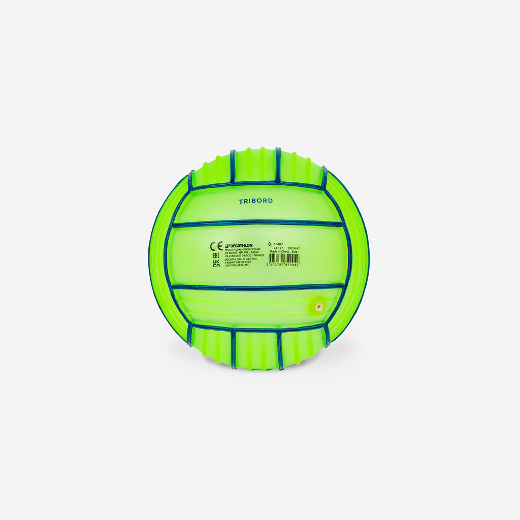 Small grippy pool ball - yellow