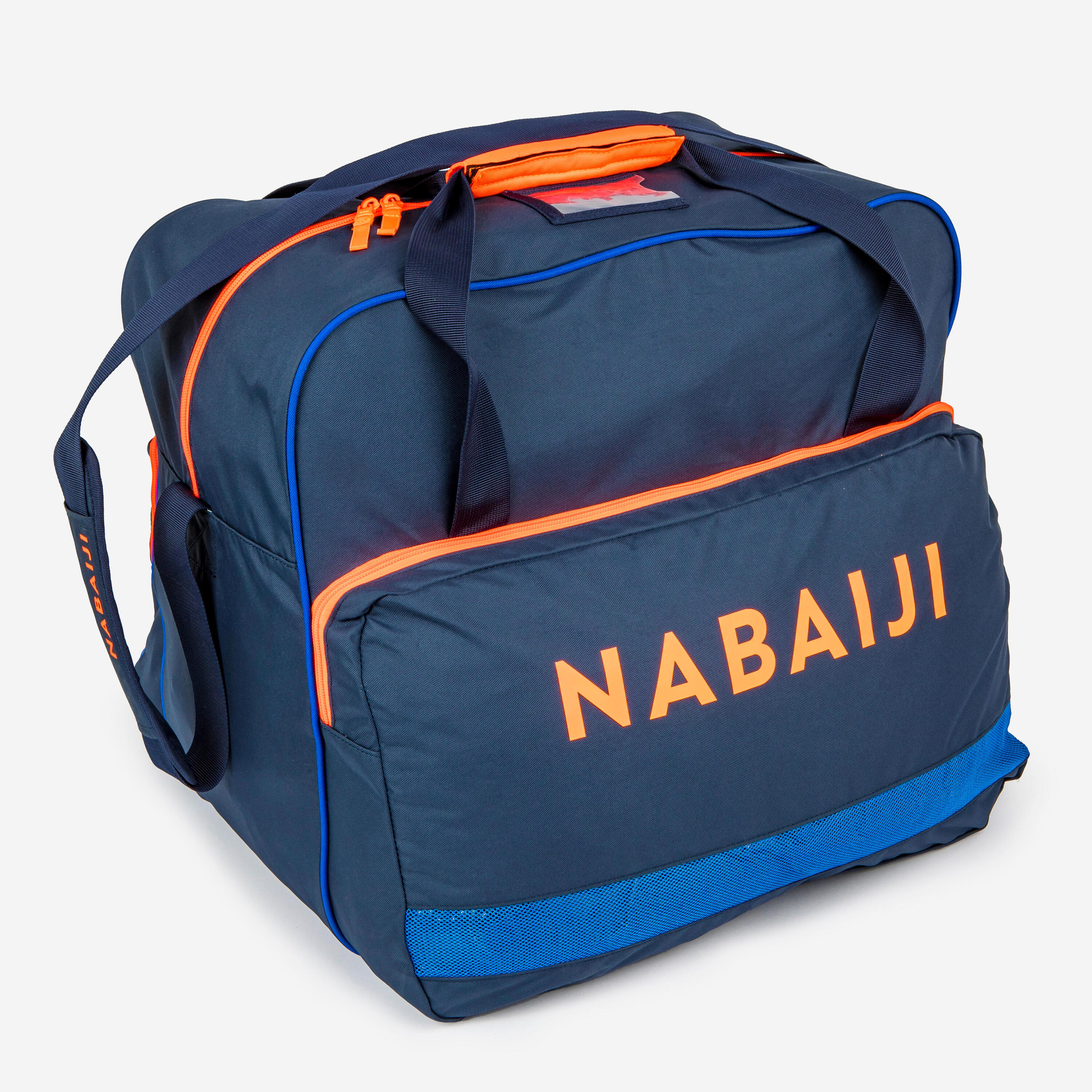 BALLENTAS VOOR WATERPOLO 60 L BLAUW/FLUO-ORANJE 4/4