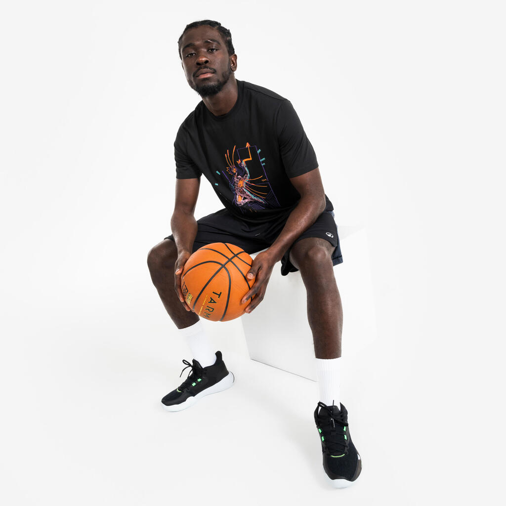 T-shirt / maillot basketball - TS500 fast Black