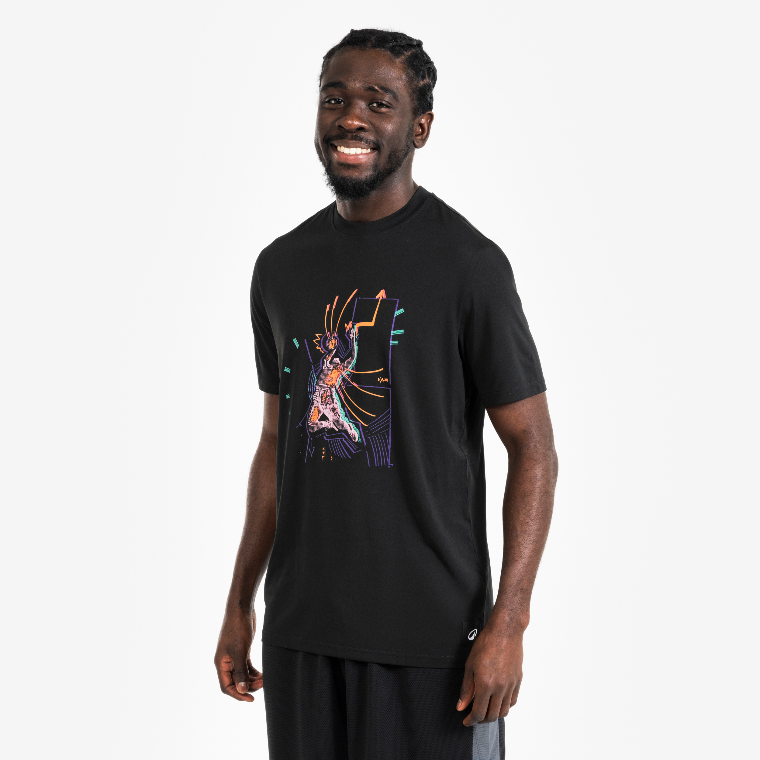 T-shirt / maillot basketball - ts500 fast black - Basket-ball - Kipsta- Clubs - Entreprises - Collectivités - Associations
