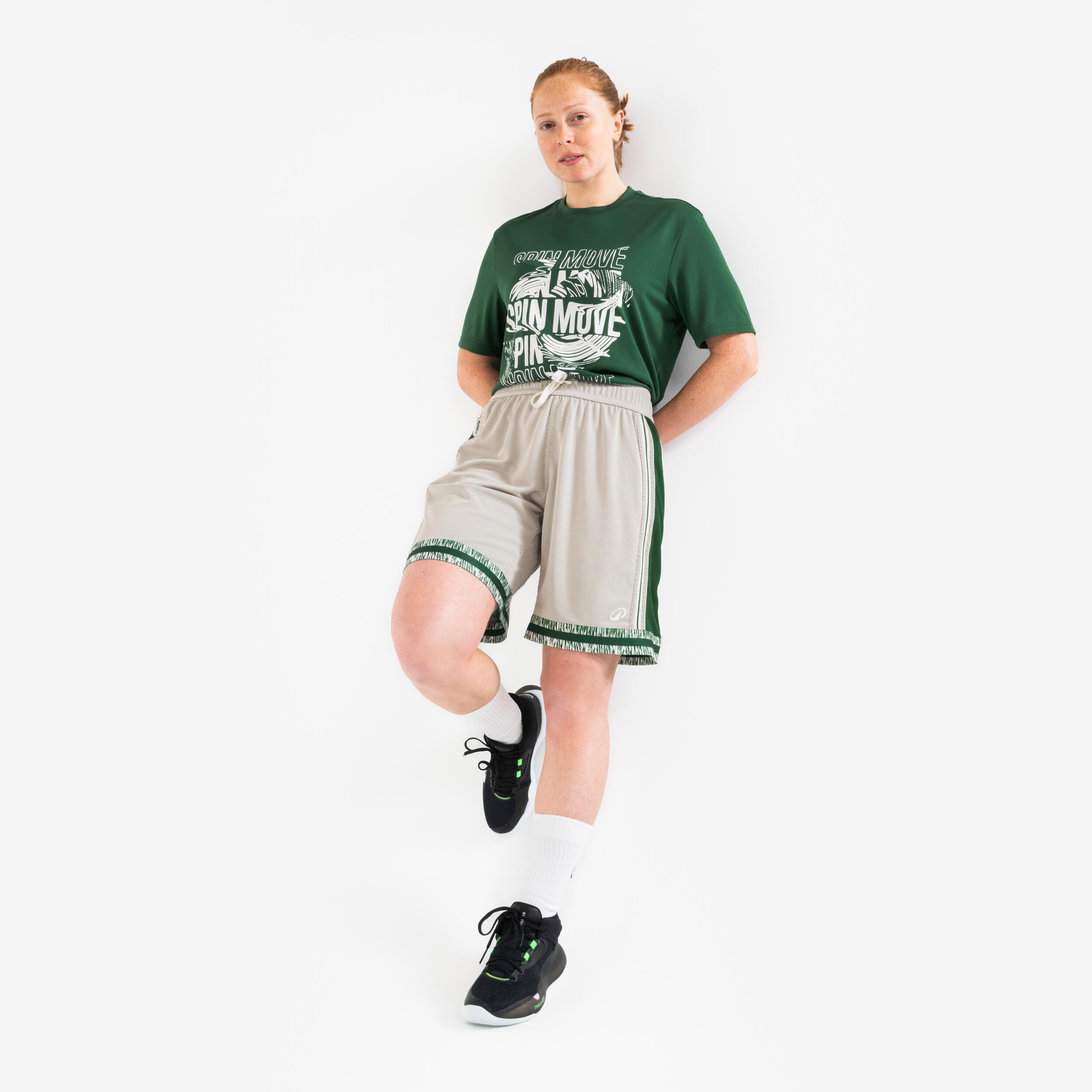 Camiseta de baloncesto - TS500 Fast Verde 7/8