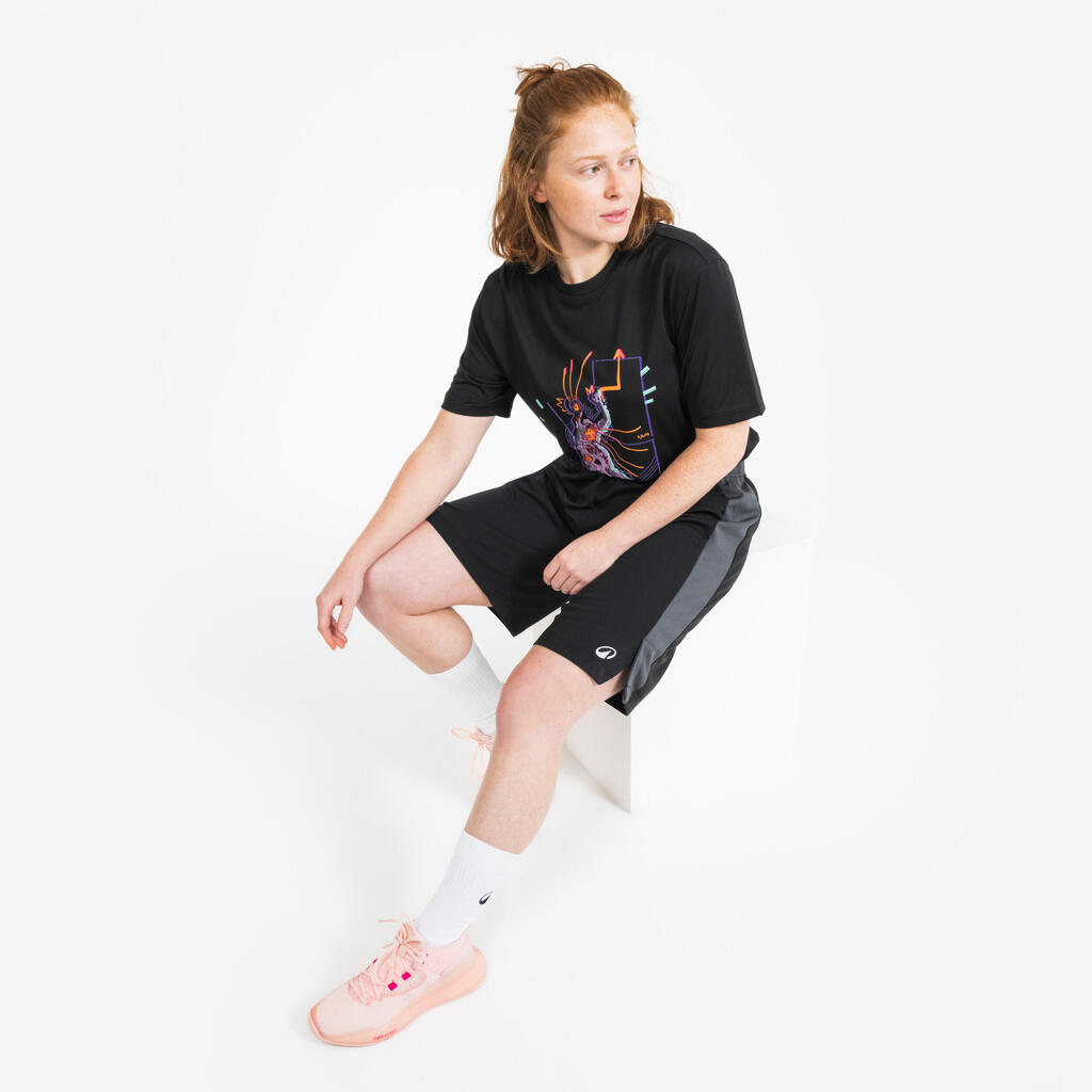 T-shirt / maillot basketball - TS500 fast Black