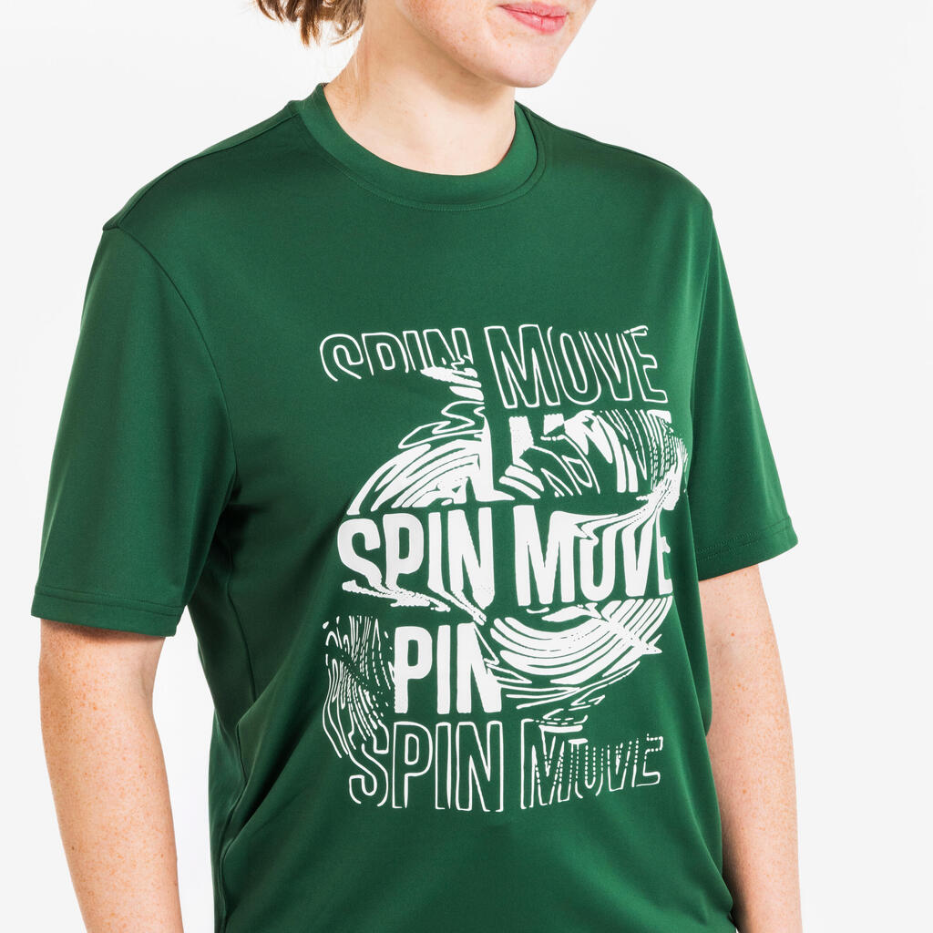 Playera de básquetbol negra TS500 Fast