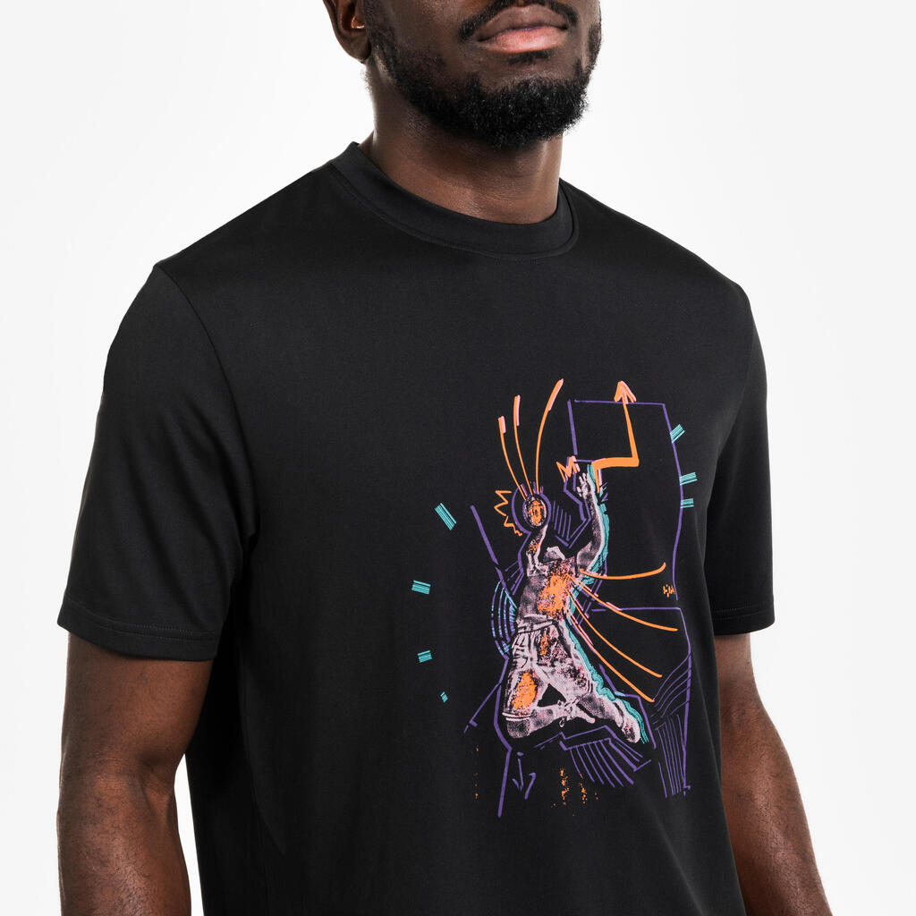 T-shirt / maillot basketball - TS500 fast Black