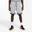 Short de Basketball réversible Adulte - SHORT 500 blanc noir