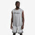 Men's/Women's Sleeveless Basketball Shirt Fast 500 - Grey