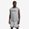 Unisex Basketball Sleeveless Jersey 500 Fast - Grey