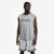 MAILLOT DE BASKETBALL SANS MANCHE HOMME/FEMME - FAST 500 GRIS