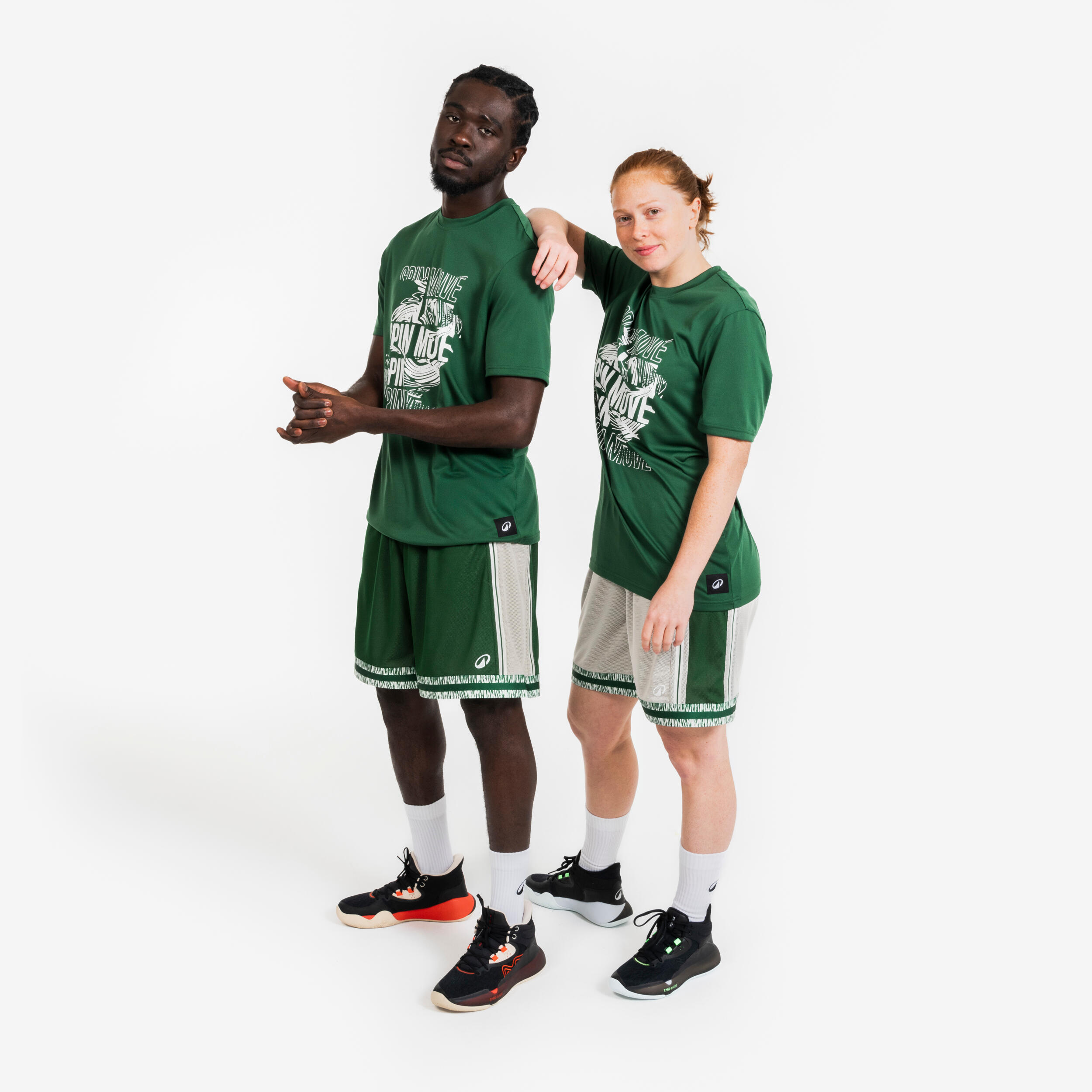 Unisex Basketball TShirt TS500 - Green