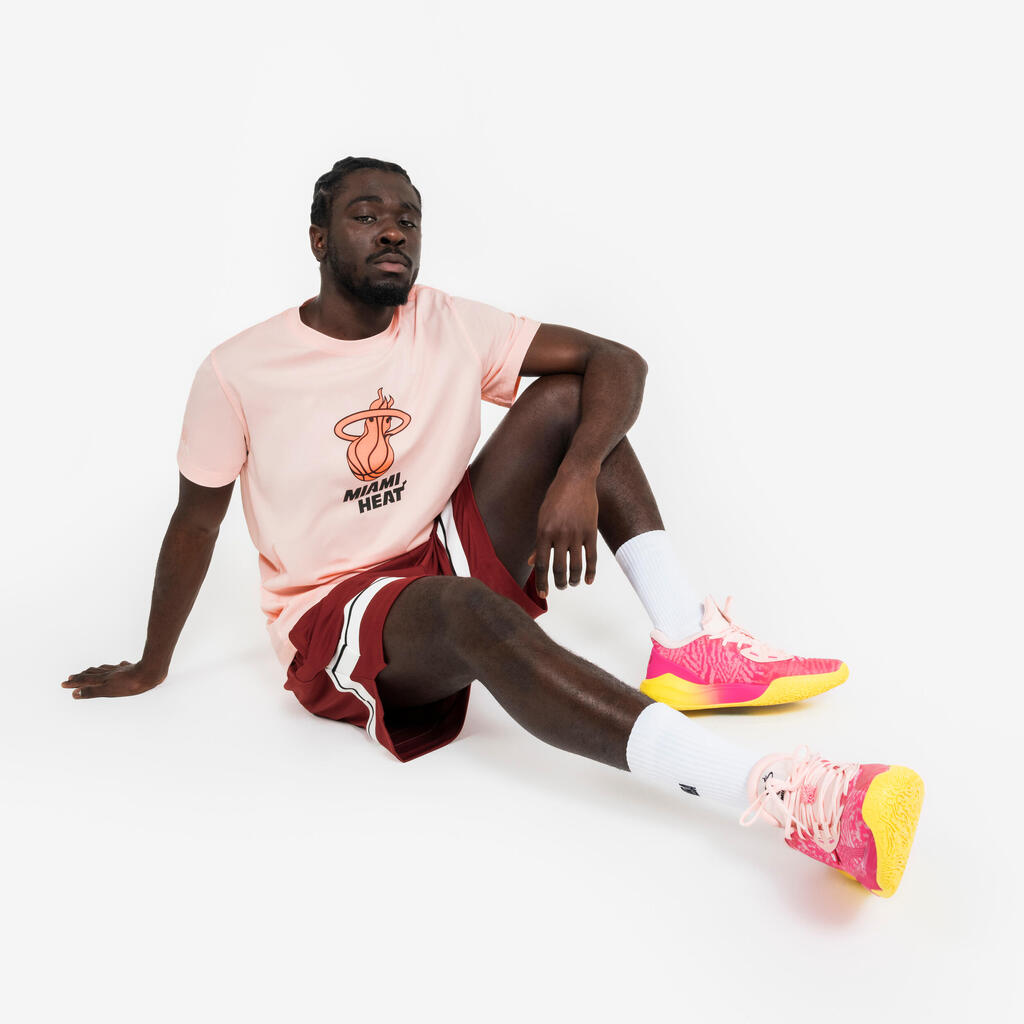 Roze uniseks šorts za košarku 900 AD NBA