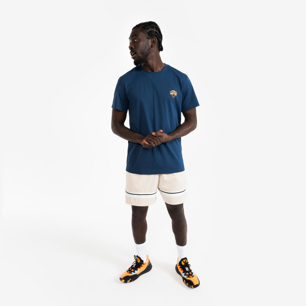 T-shirt de basketball nba knicks homme/femme -  ts 900 ad bleu