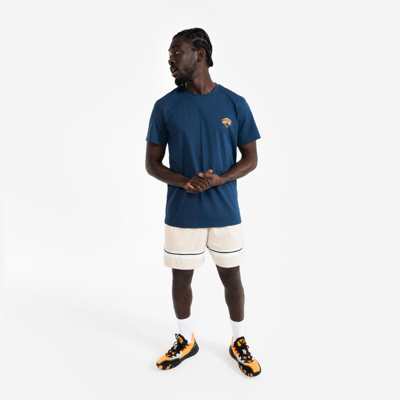 T-shirt de basketball nba knicks homme/femme -  ts 900 ad bleu