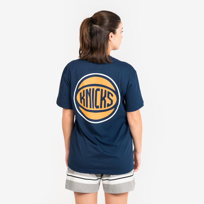 T-shirt de basketball nba knicks homme/femme -  ts 900 ad bleu