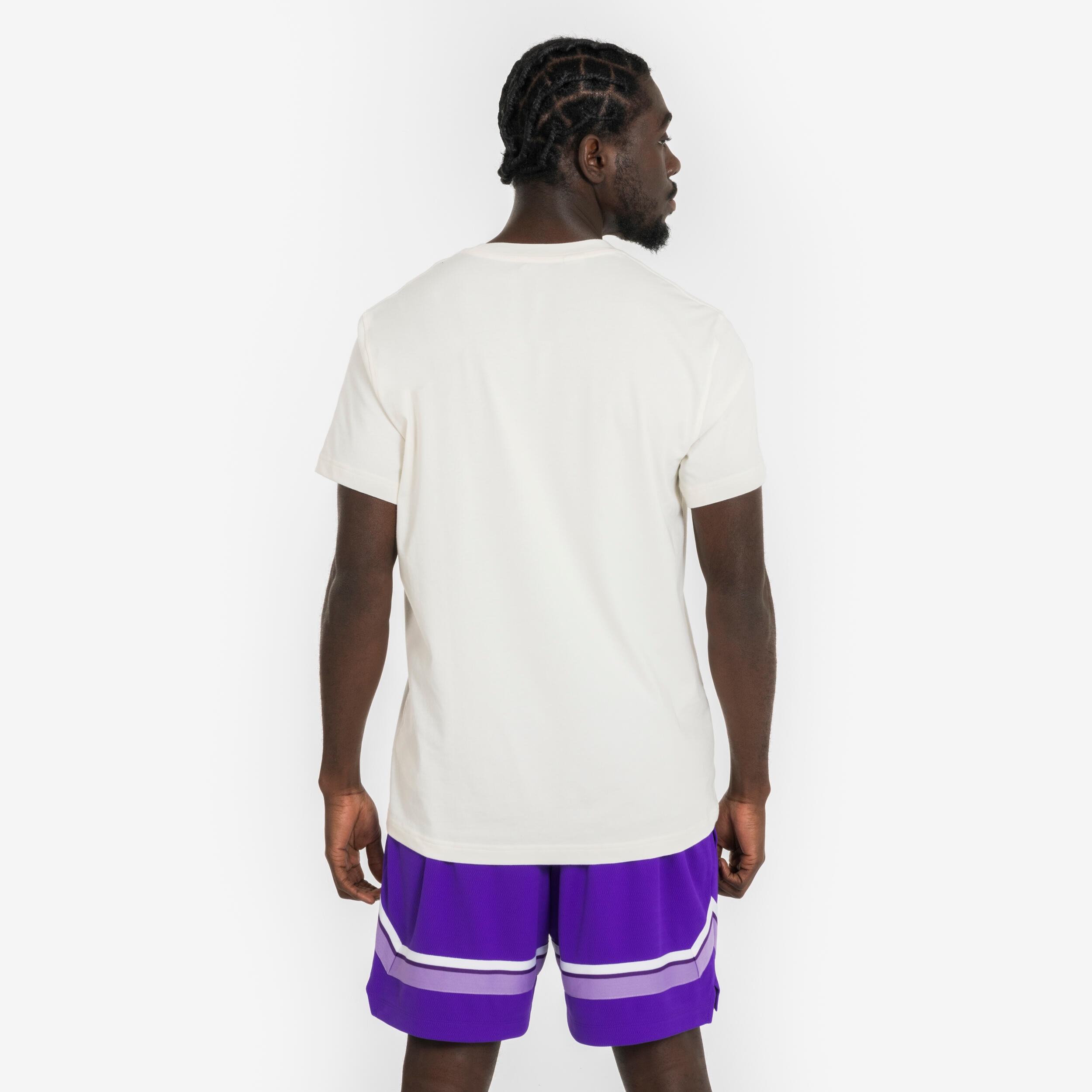 Basketbalshort NBA heren/dames SH 900 paars 6/8