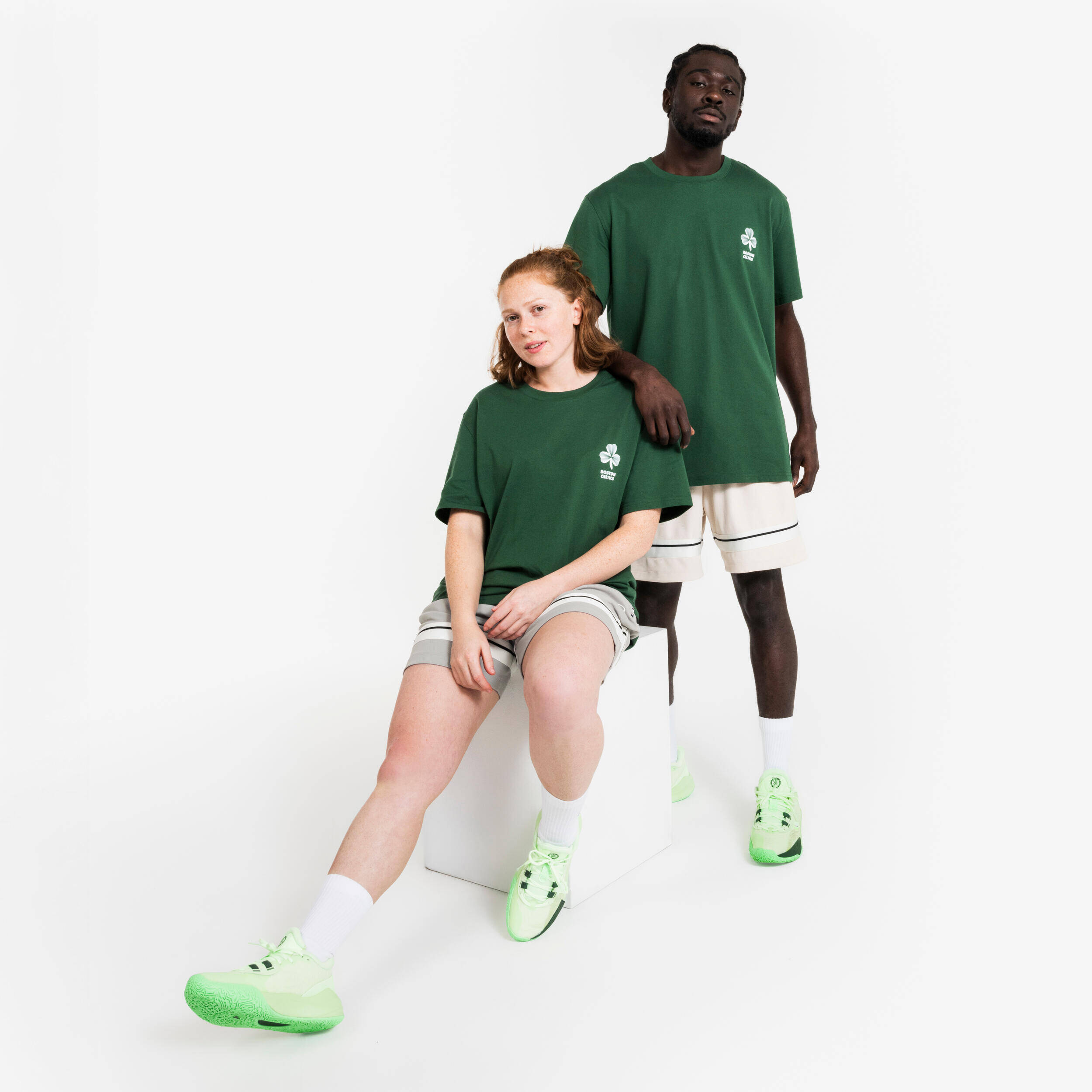 Unisex Basketball TShirt NBA 900AD - Celtics Green -  3