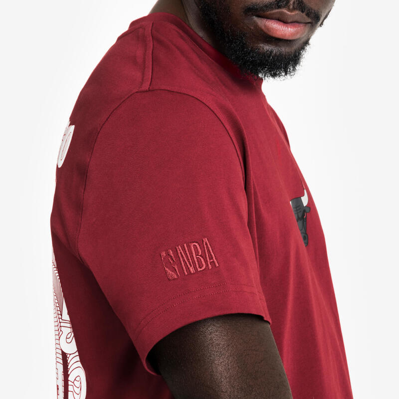 T-shirt de basketball nba chicago bulls homme/femme -  ts 900 ad rouge