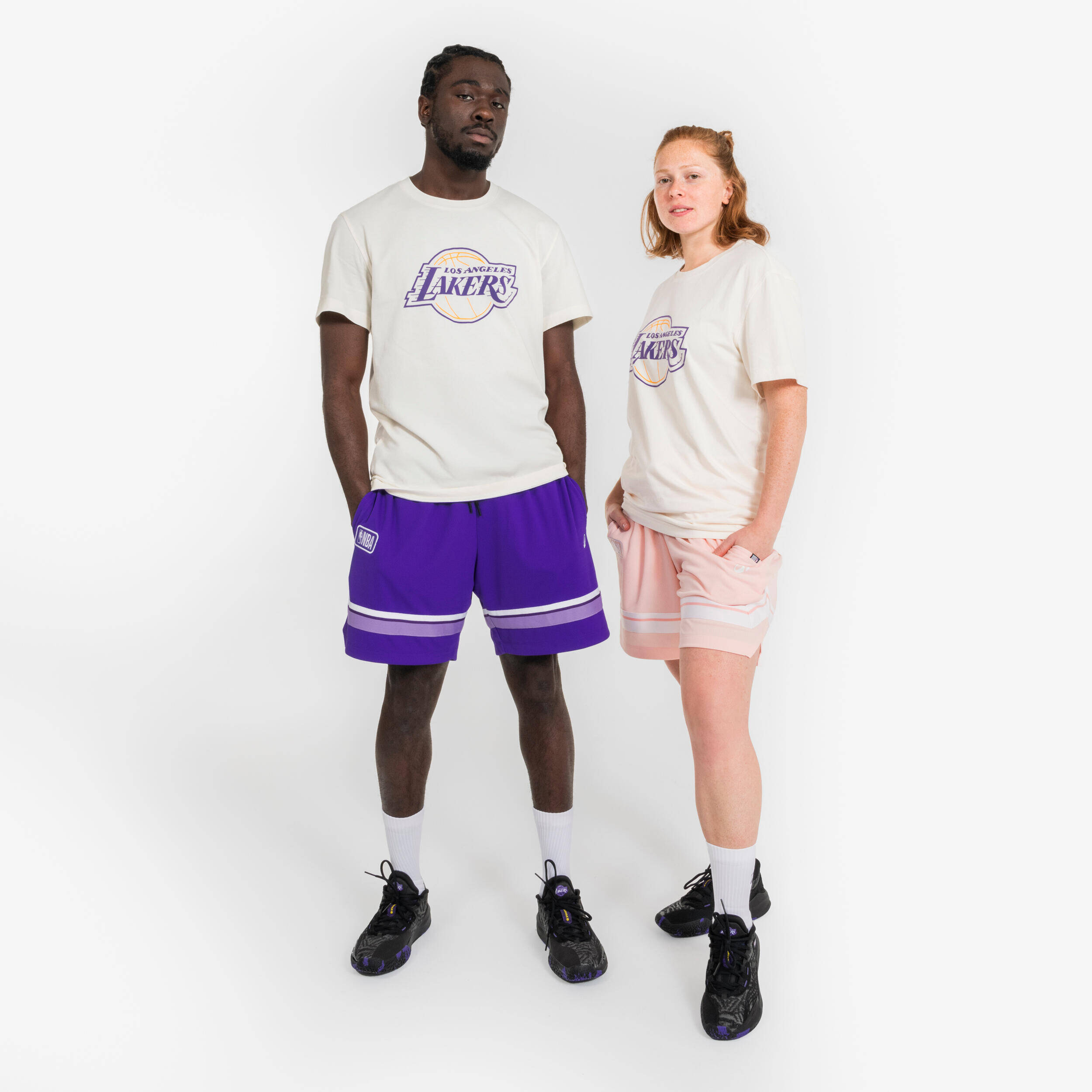 Men's/Women's Basketball Shorts SH 900 AD NBA - Purple -  2