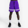 Men's/Women's Basketball Shorts SH 900 AD NBA - Purple
