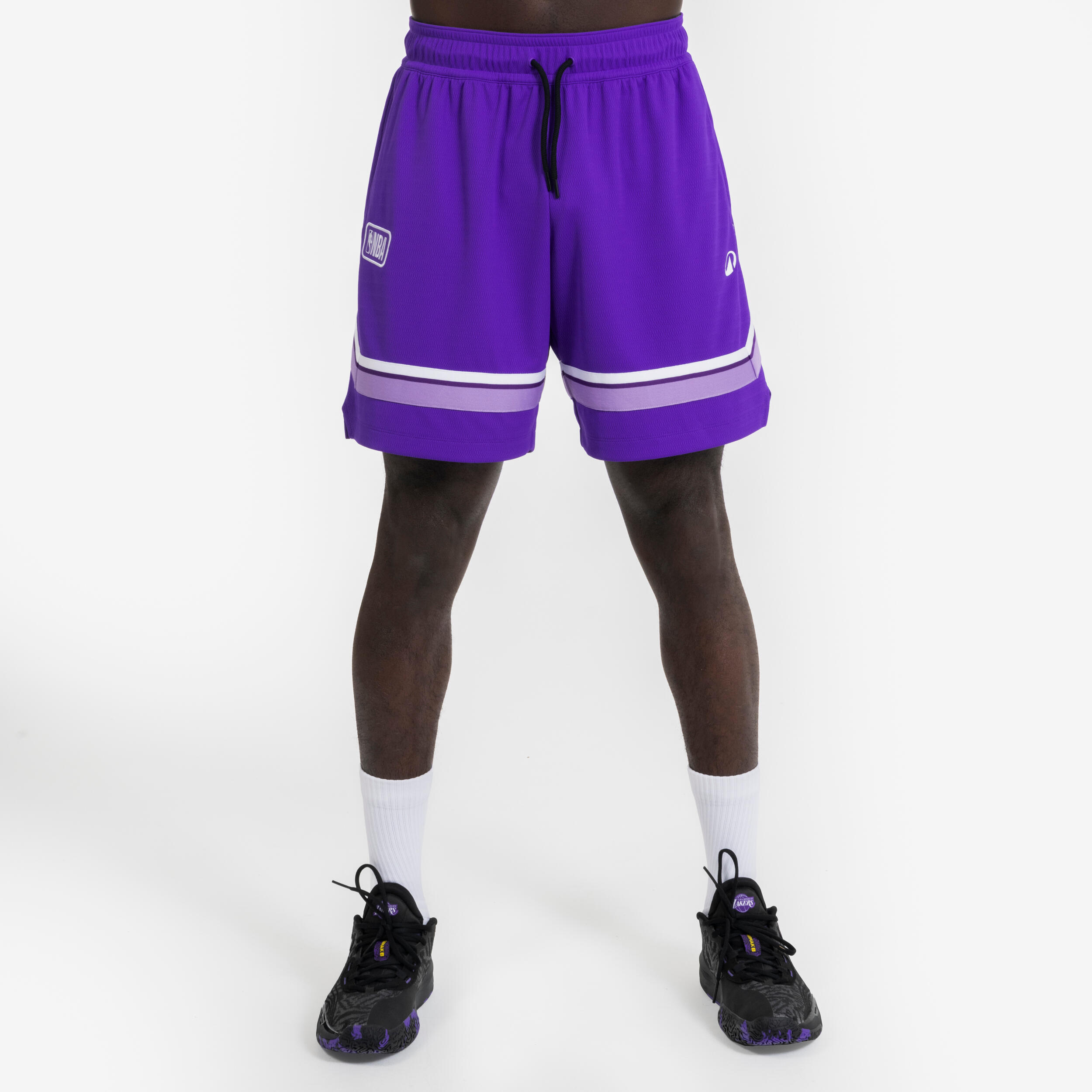 TARMAK Basketbalshort NBA heren/dames SH 900 paars