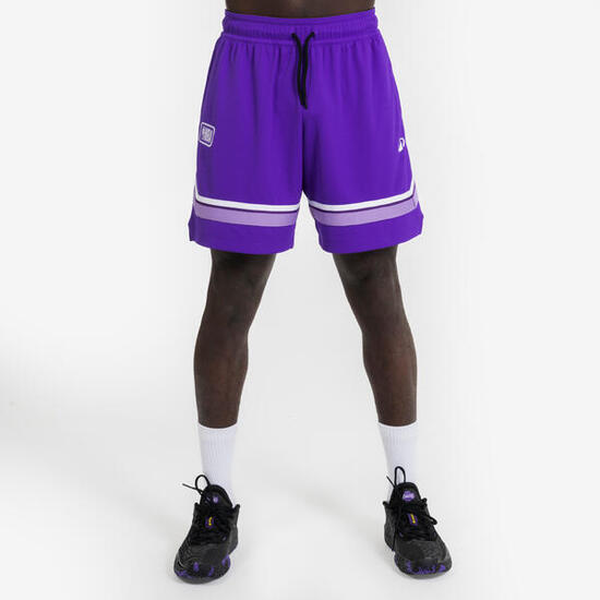 Short de basketball NBA homme/femme - SH 900 AD Violet