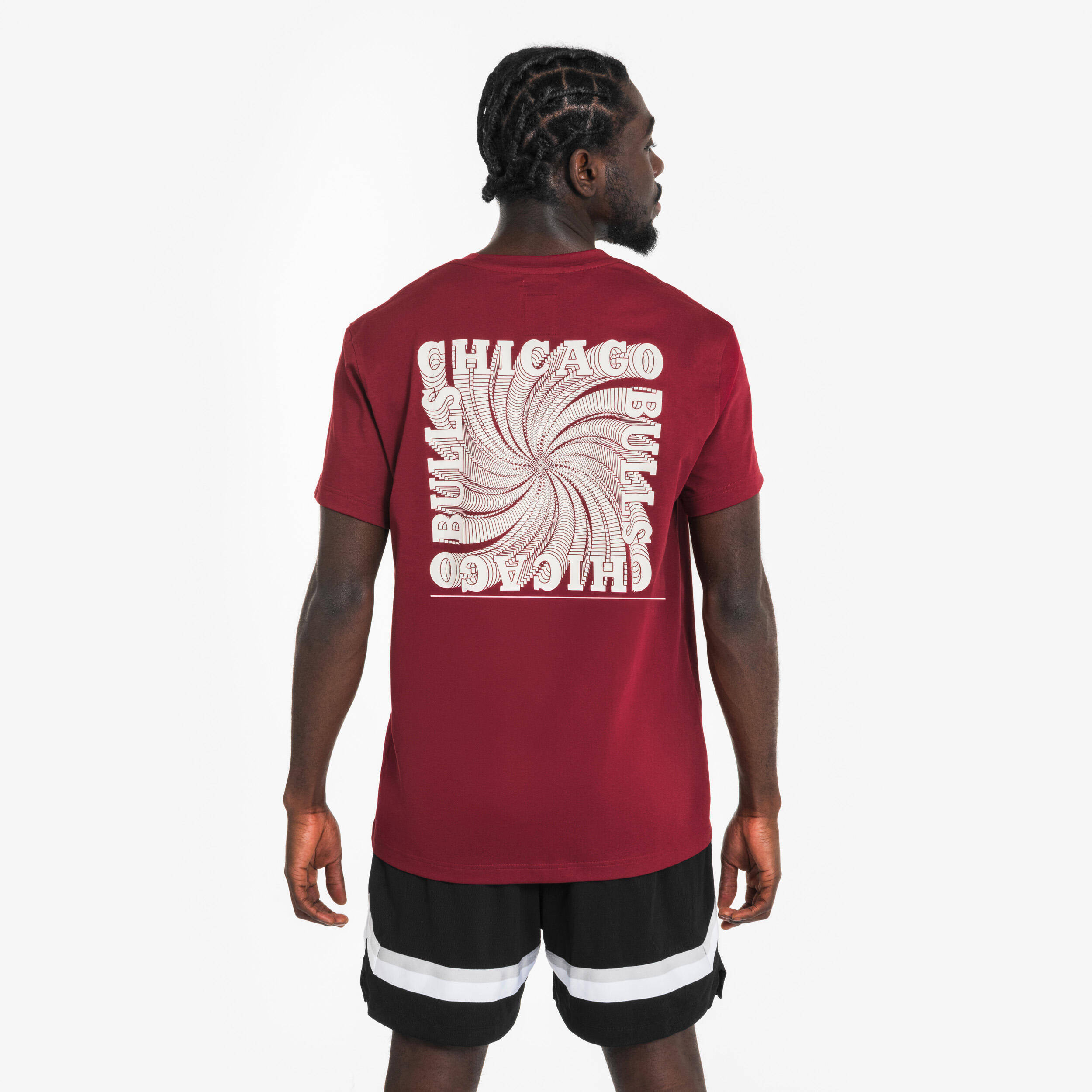 Unisex Basketball TShirt NBA 900AD - Chicago Bulls Red -  2