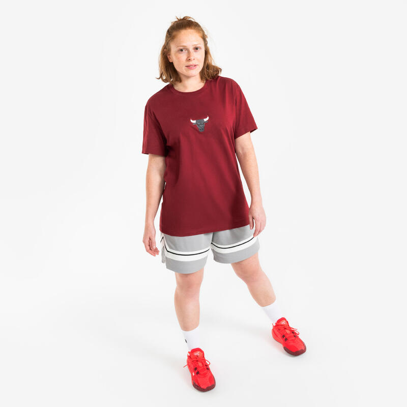 T-shirt de basketball nba chicago bulls homme/femme -  ts 900 ad rouge