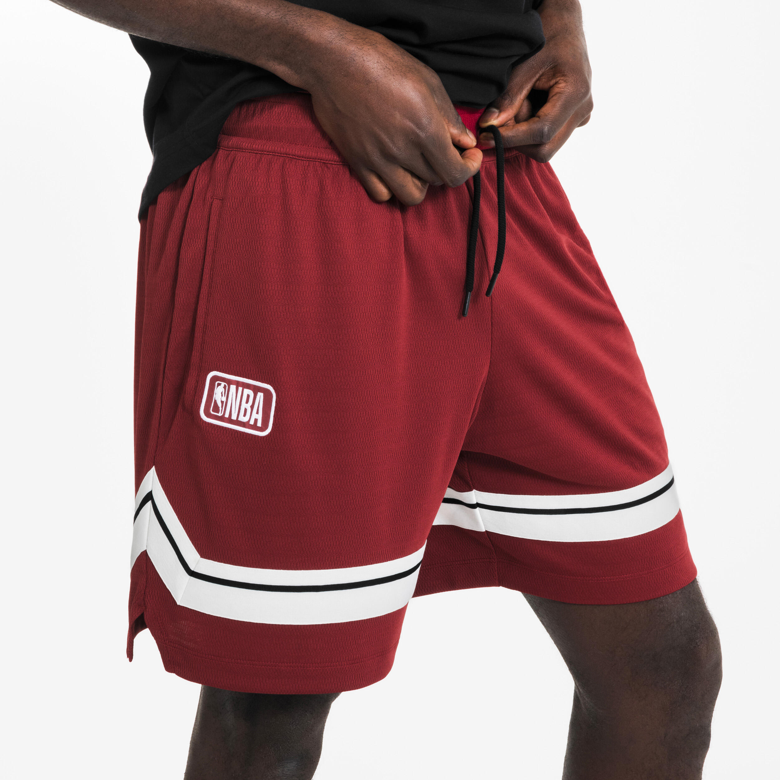 Basketbalshort NBA heren/dames SH 900 bordeaux 6/8