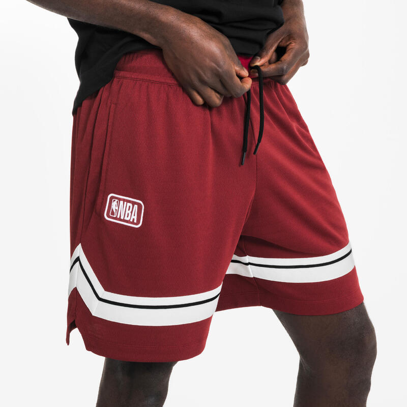Șort de baschet NBA - SH 900 AD Roșu Bărbați/Damă