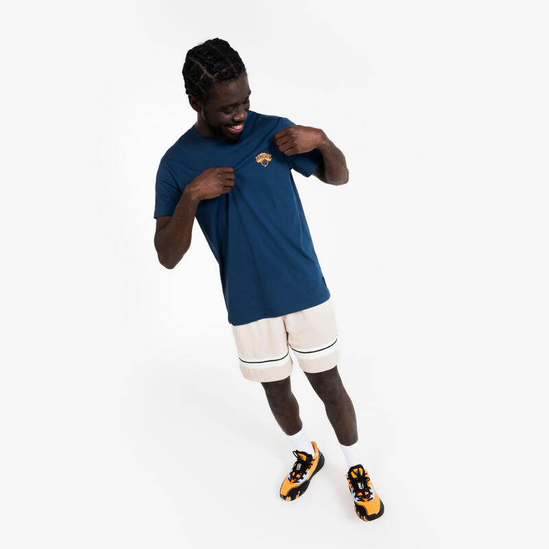 T-shirt de basketball nba knicks homme/femme -  ts 900 ad bleu