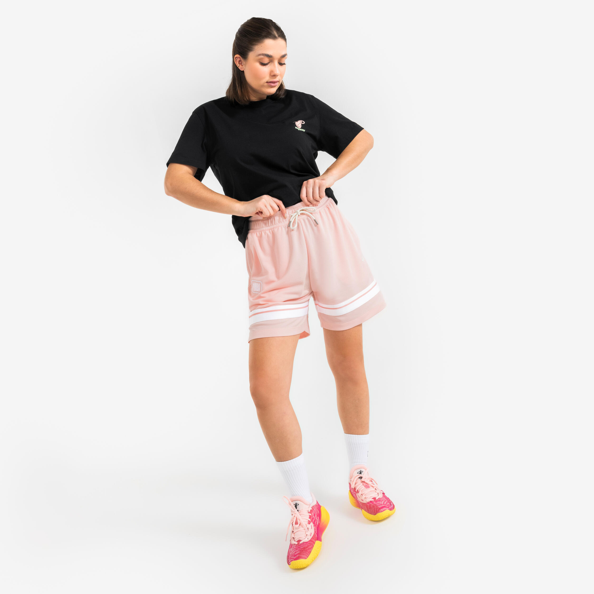 Short de basketball NBA  homme/femme - SH 900 AD Rose 8/10