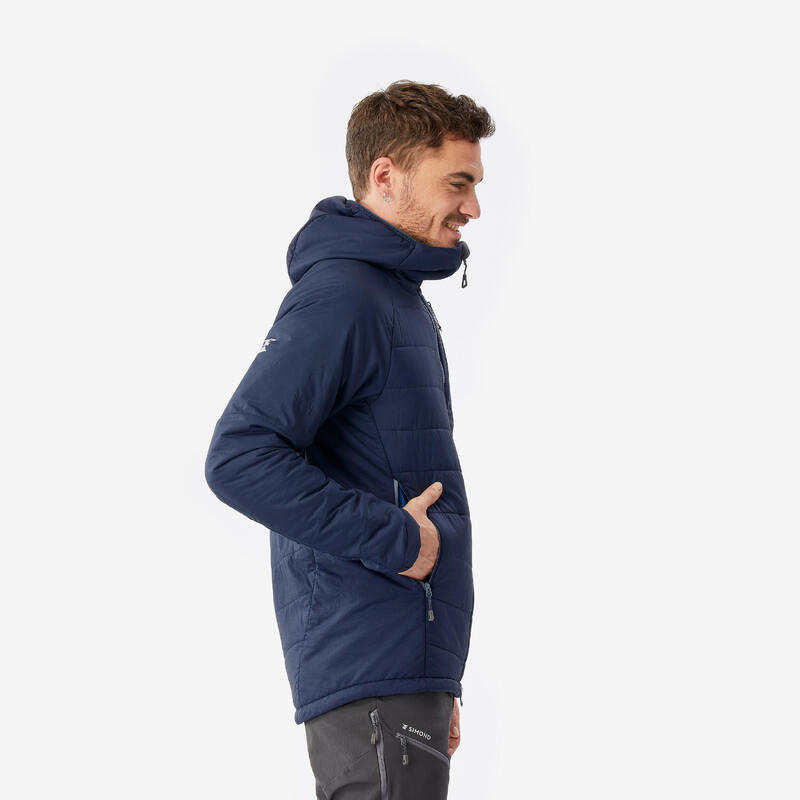 DOUDOUNE SYNTHÉTIQUE D'ALPINISME HOMME - ALPINISM Bleu