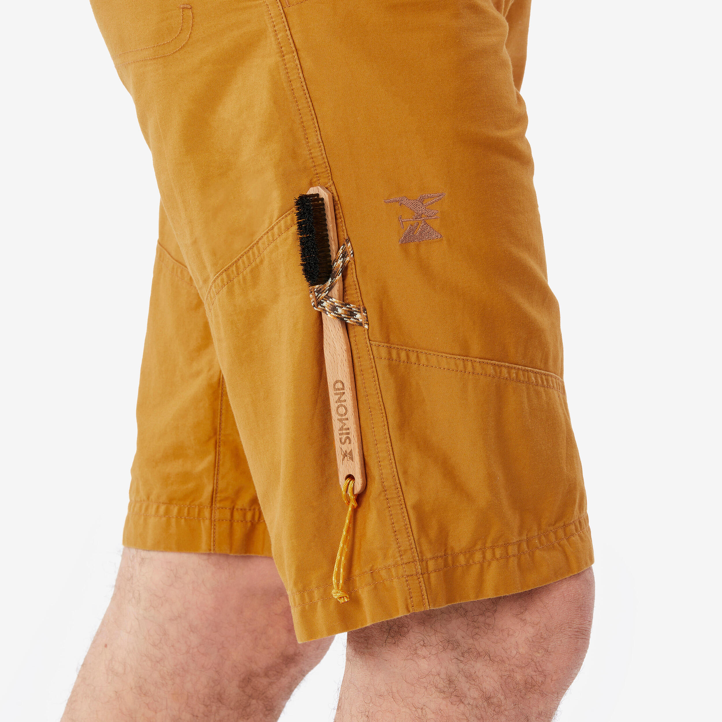Herren stretch Klettershorts - Vertika ocker 6/10