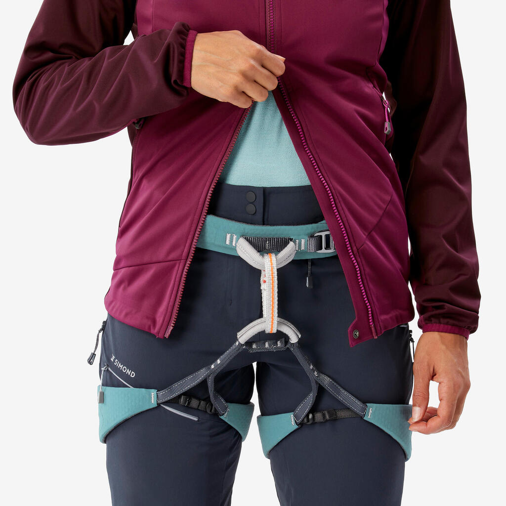 Damen Softshelljacke - Alpinism Light violett