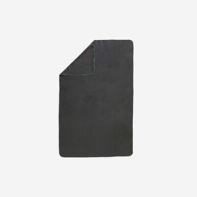 Microvezel handdoek maat xl 110 x 175 cm zwart