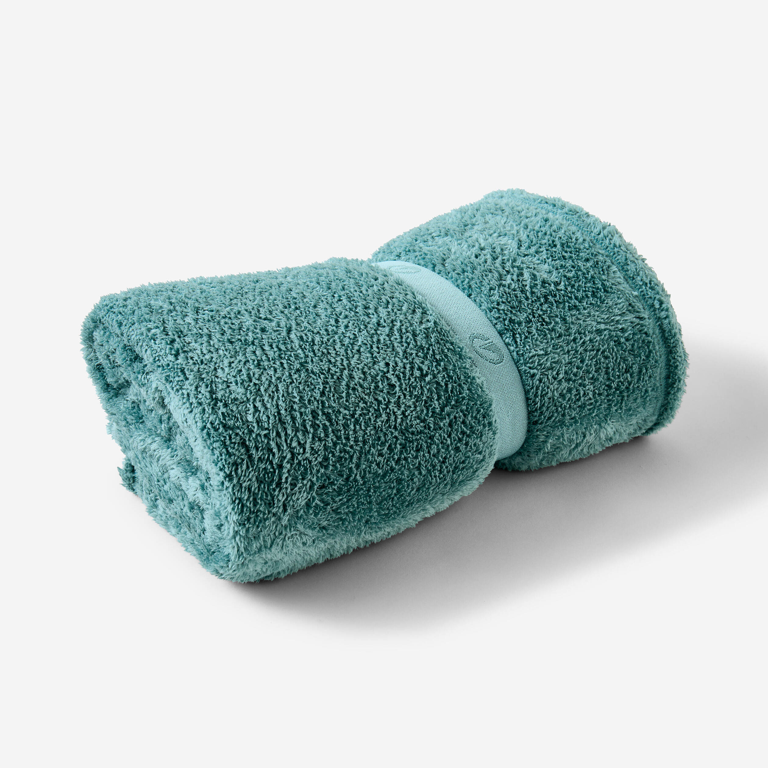 Ultra-soft microfibre swimming towel size XL 110 x 175 cm green
