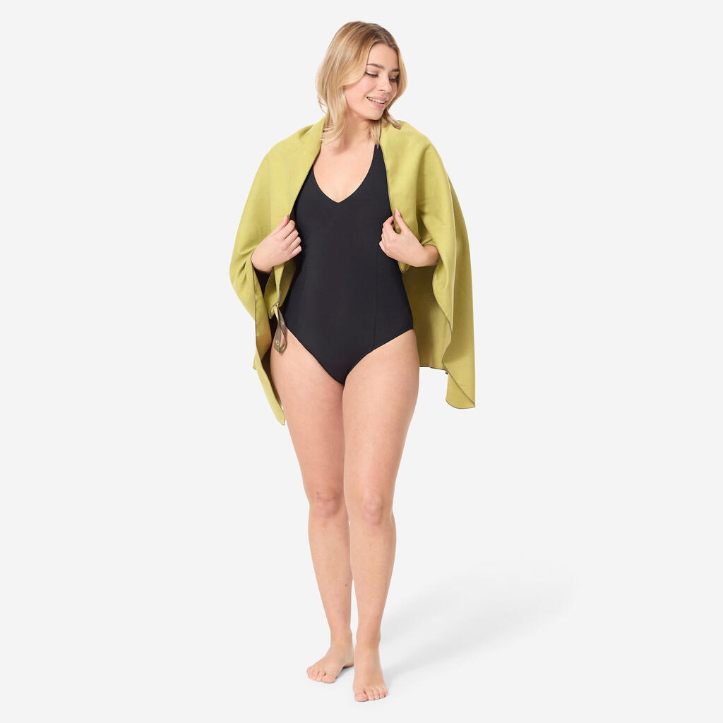 Toalla de microfibra para natación talla L 80x130cm Nabaiji  - Violeta