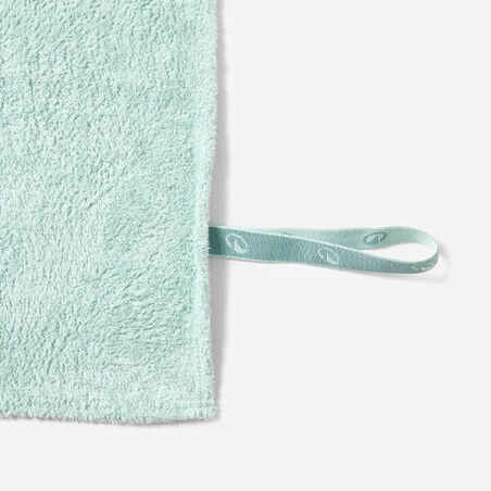 Ultra-soft Microfibre swimming towel size L 110 x 175 cm light green