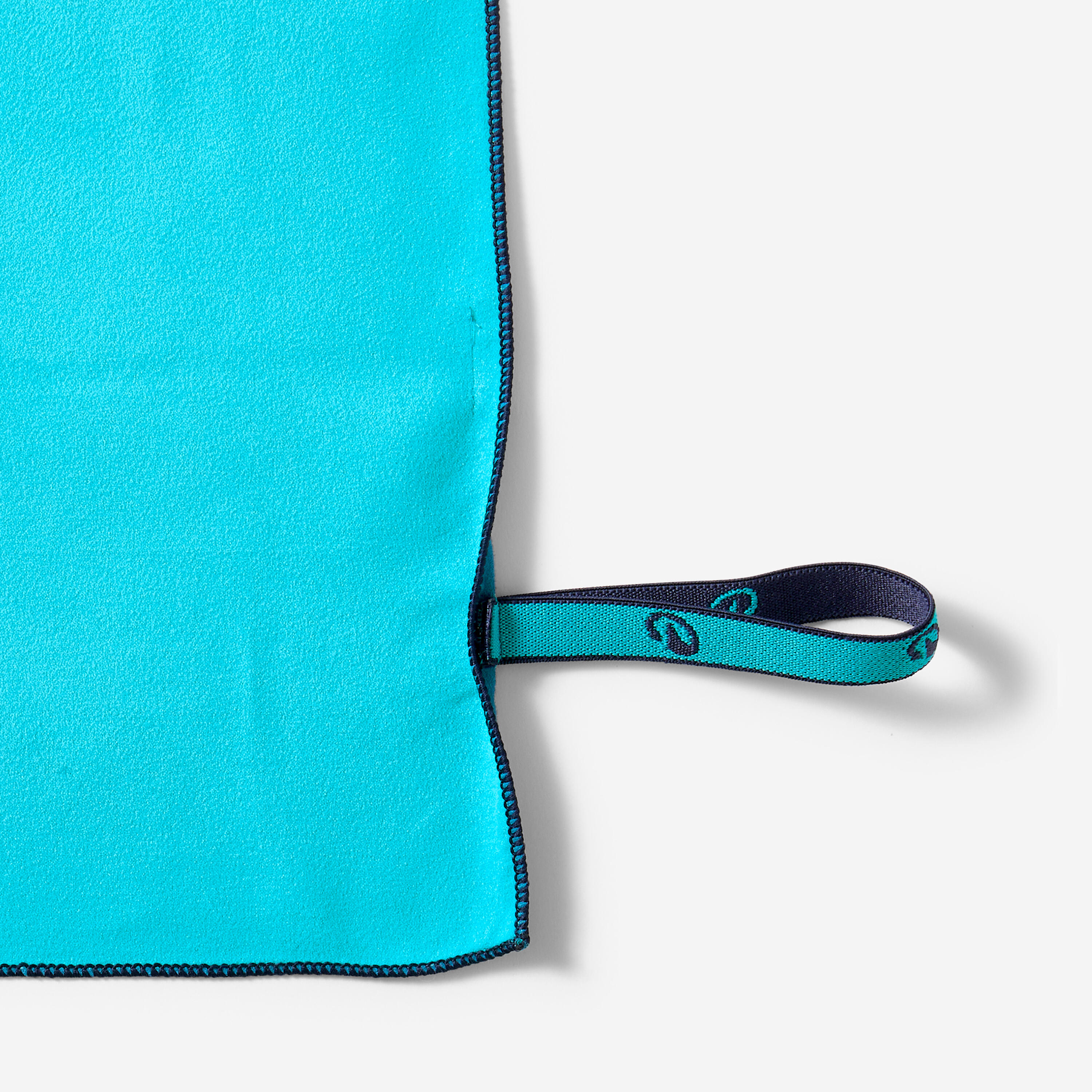 Mikrofaser-Handtuch M 60 × 80 cm - blau/grün  4/4